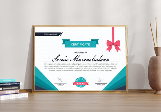 Simple Certificate Design Template