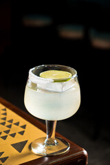 tasty cocktails in the bar