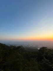 Obraz premium sunset in the mountains