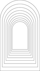 Aesthetic Geometric Minimalist Line