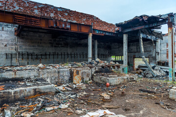 Kola superdeep well, ruins of industrial premises