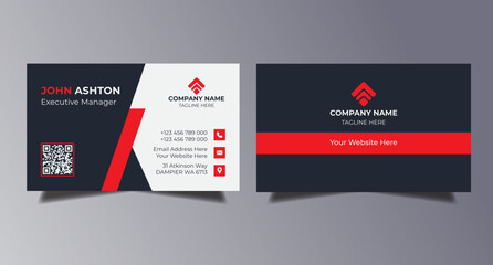 professional abstract creative modern name card and business card
