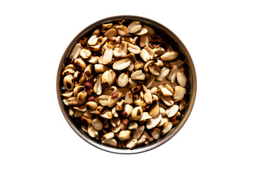 bowl of roasted peanuts