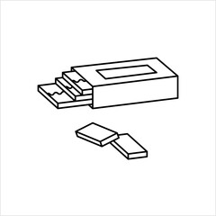 Chewing Gum Icon, Flavored Candy