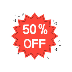 Special Offer Sale Tag on transparemt background.