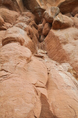 The pastel colored mountain rocks were a surprise when they were found.