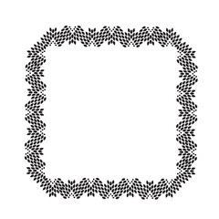 Frame, in the style of an ornament, Vector illustration eps 10, Art.	