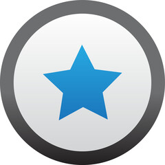 modern star button