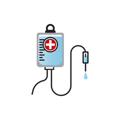 infusion icon logo vector design template