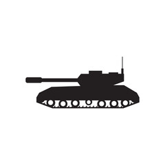 battle tank icon logo vector design template