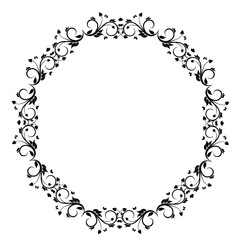 Frame, in the style of an ornament, Vector illustration eps 10, Art.	