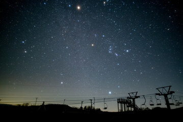茶臼山高原の星空