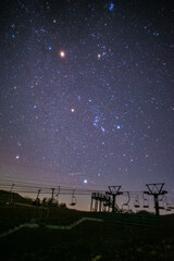 茶臼山高原の星空