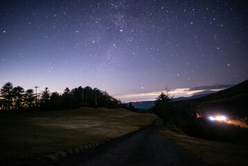 茶臼山高原の星空