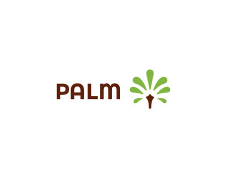 Palm tree logo design, Palm tree illustrations 