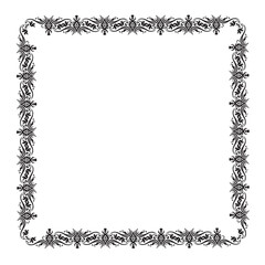 Frame, in the style of an ornament, Vector illustration eps 10, Art.	