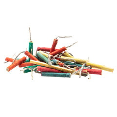 a group of colorful firecracker or firework pyrotechnic - obrazy, fototapety, plakaty