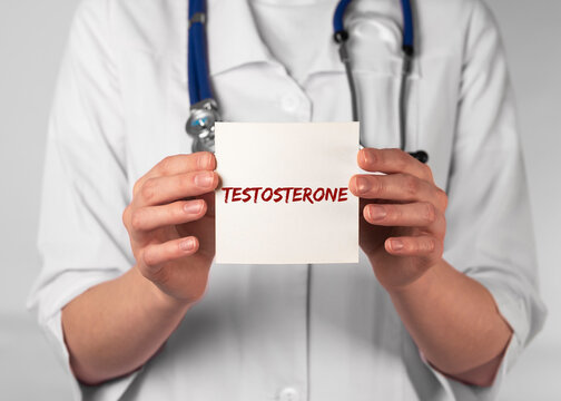 Testosterone hormone. Male sexual health concept. High quality photo