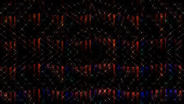 Abstract Kaleidoscope pattern with full colors. Magic mandala. 4k	