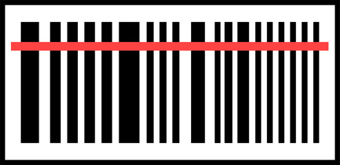 Product barcodes template. Barcode labels. Code stripes sticker.