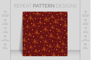 Seamless pattern on background. Design for wrappers, wallpapers, postcards, greeting cards, wedding invites, romantic events, wallpaper, wrapping paper, background, fabric.