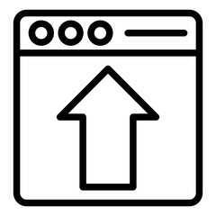 Webpage Upload Icon Style