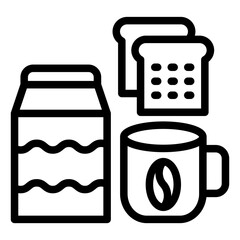 Break Fast Icon Style
