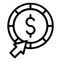 Pay Per Click Icon Style