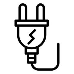 Power Plug Icon Style
