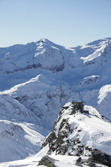 Freeriders Paradis in the alps 
