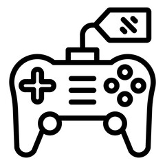 Gamepad Sale Icon Style
