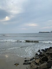 beach and sea