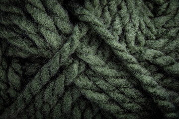 Green yarn macro
