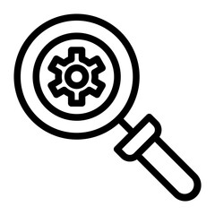 Obraz premium Research Icon Style