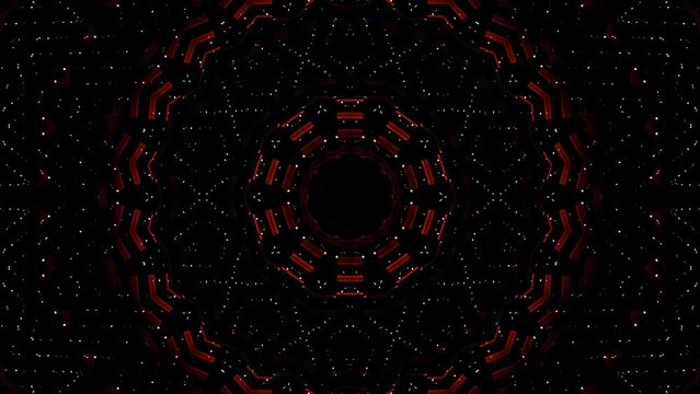 Abstract Kaleidoscope pattern with full colors. Magic mandala. 4k	