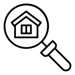 House Search Icon Style
