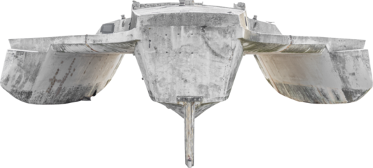Isolated PNG cutout of a ship wreck on a transparent background