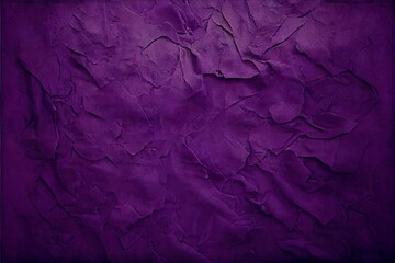 Fototapeta premium old crumpled paper background texture, background pattern, illustration with purple plant