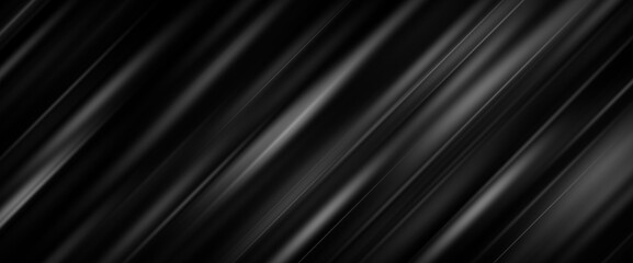 Black and White gradient diagonal lines abstract background. Stylish monochrome striped texture modern design element for technology, business background. 3D rendering. 3D illustration.