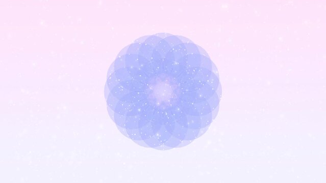 Blue Mandala Breathwork Meditation Animation