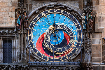 Fototapeta na wymiar Horloge astronomique de Prague