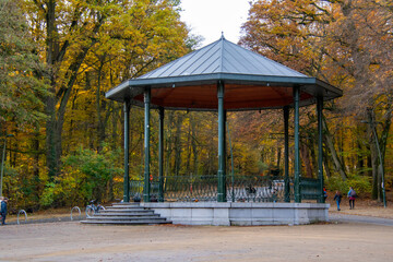 Bois de la Cambre in Brussels during autumn