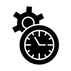 Time Management Icon Style