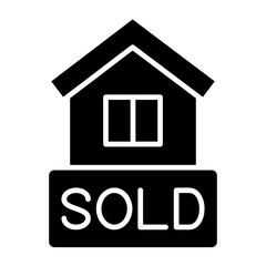 House Sold Icon Style