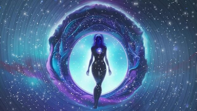 Goddess Cosmic Portal Meditation Animation, Video, Visualizer