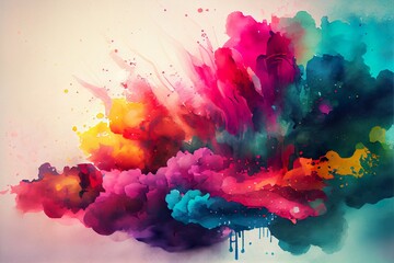 abstract colorful watercolor background for, background pattern, illustration with liquid paint