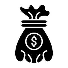 money bag icon style