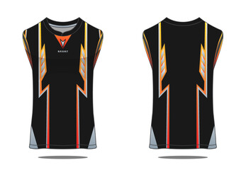 Vector tank top sport illustration