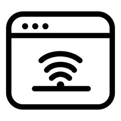 Editable windows ui icons vector illustrations