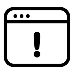 Editable windows ui icons vector illustrations